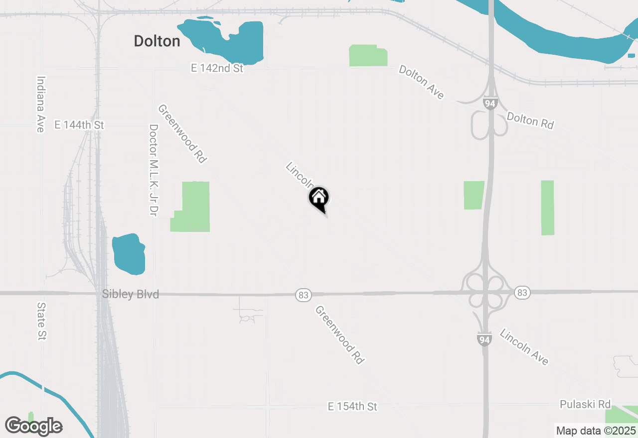 Map of 14714 Ellis Avenue, Dolton, IL 60419