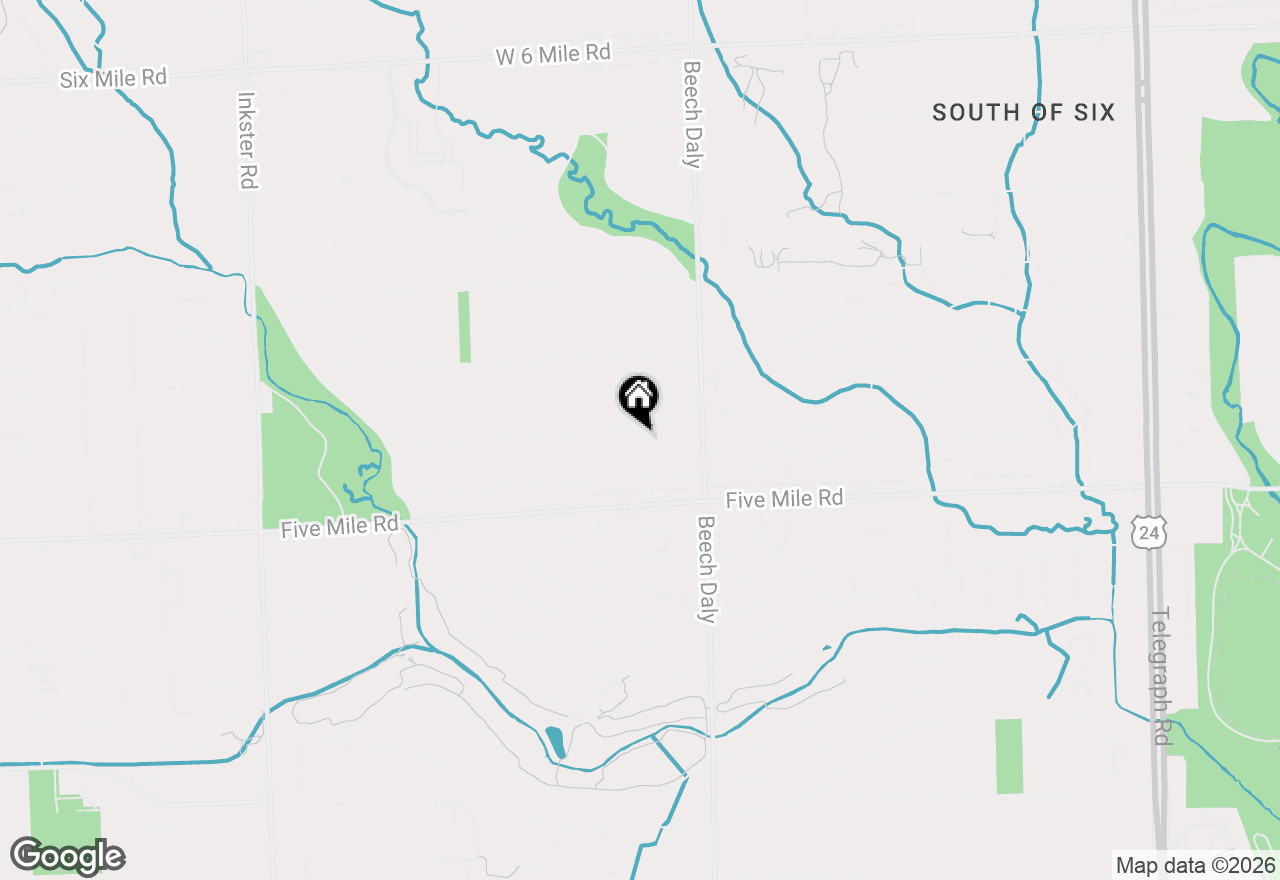 Map of 15433 Norborne, Redford, MI 48239