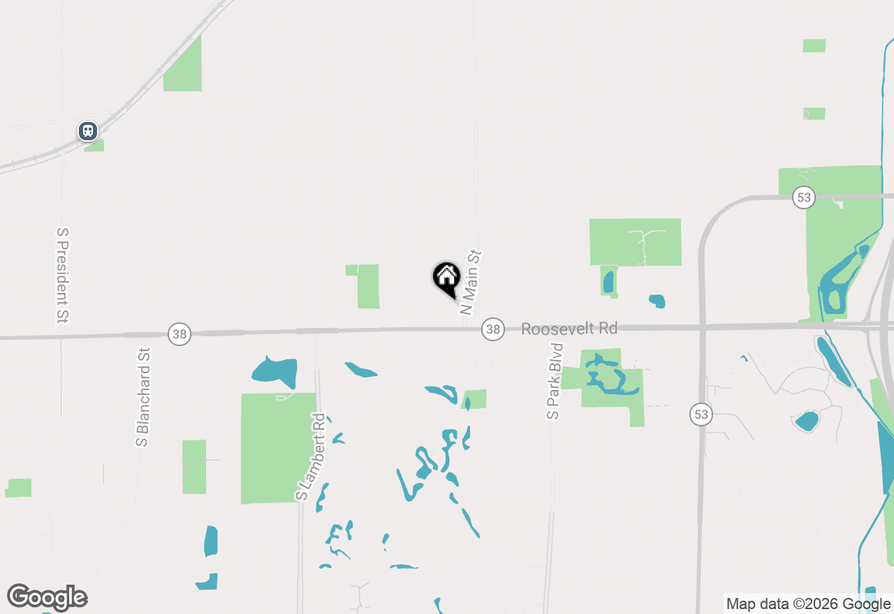 Map of 32 N Main Street #1S, Glen Ellyn, IL 60137