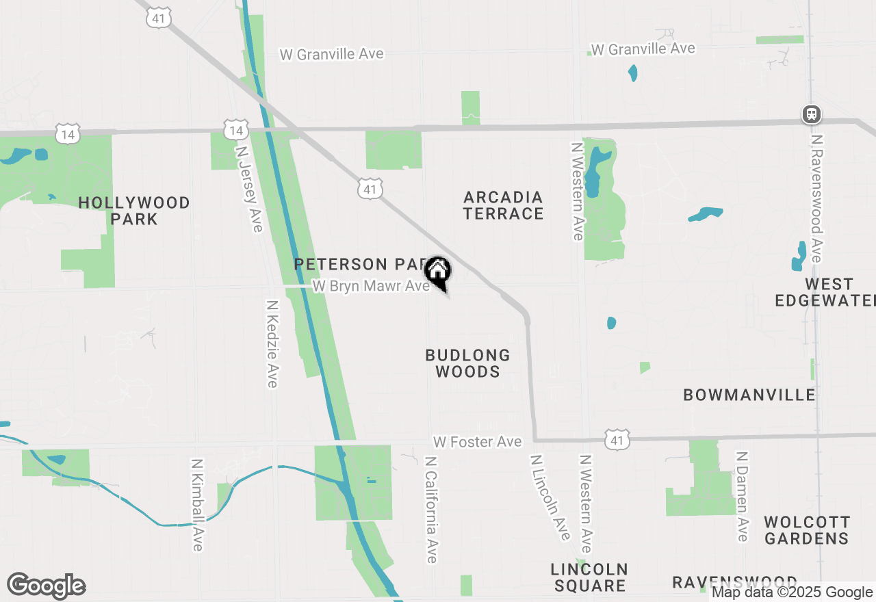 Map of 2744 W Gregory Street, Chicago, IL 60625