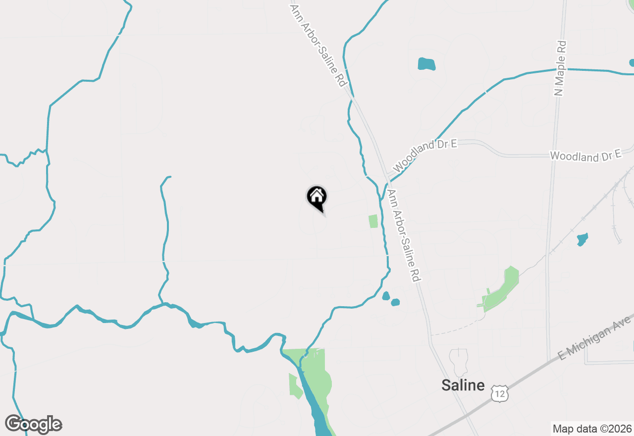Map of 1040 Heritage Drive, Saline, MI 48176