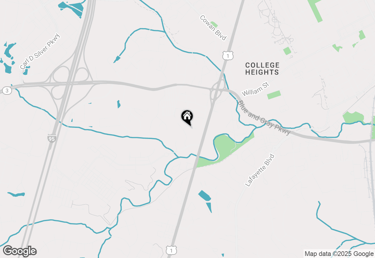 Map of 1001 Jubal Early Drive, Fredericksburg, VA 22401