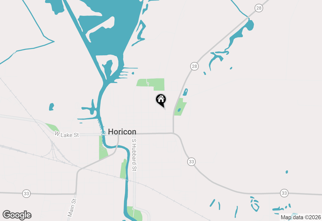 Map of 812 Lynn St, Horicon, WI 53032