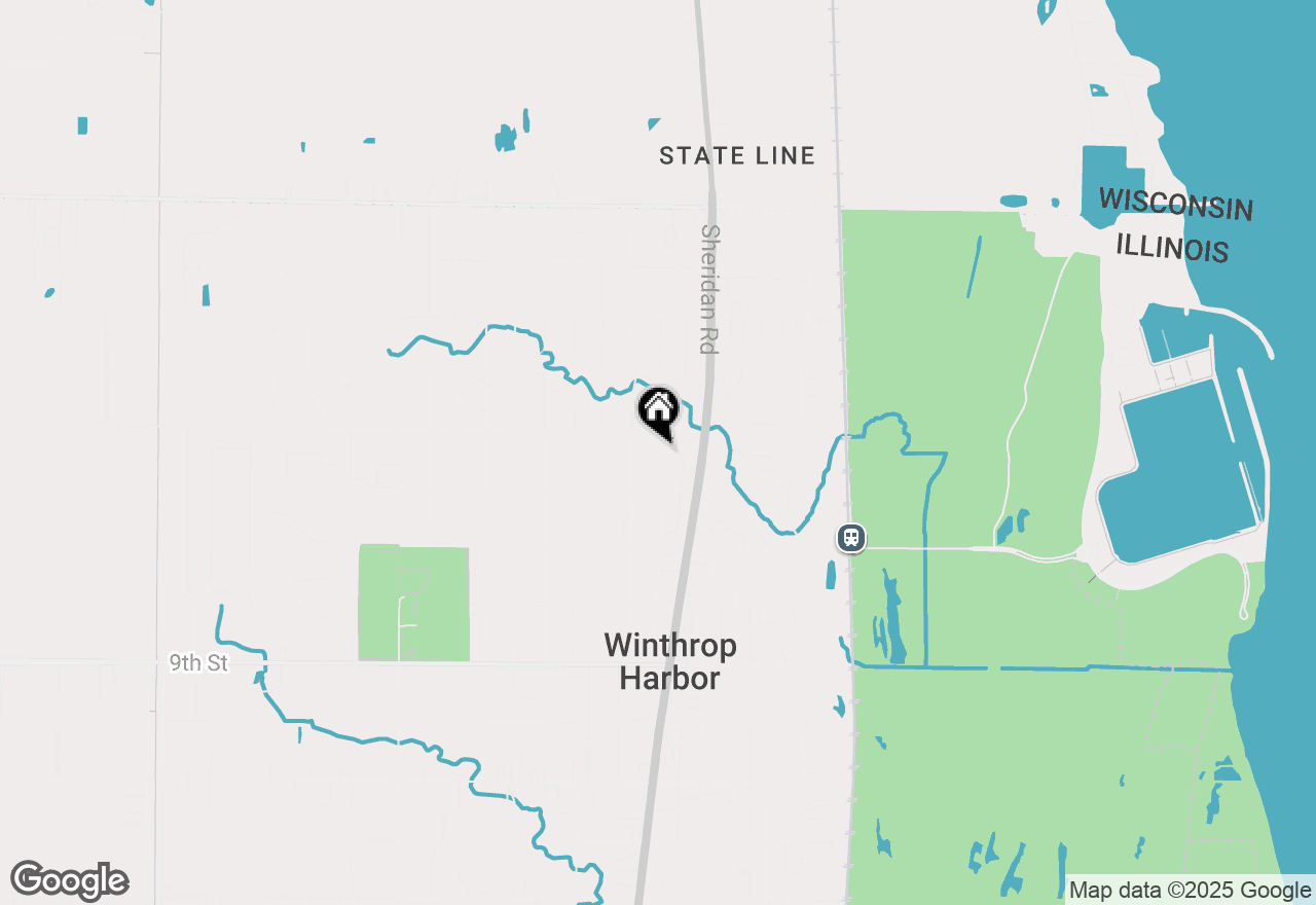 Map of 516 Whitney Avenue, Winthrop Harbor, IL 60096
