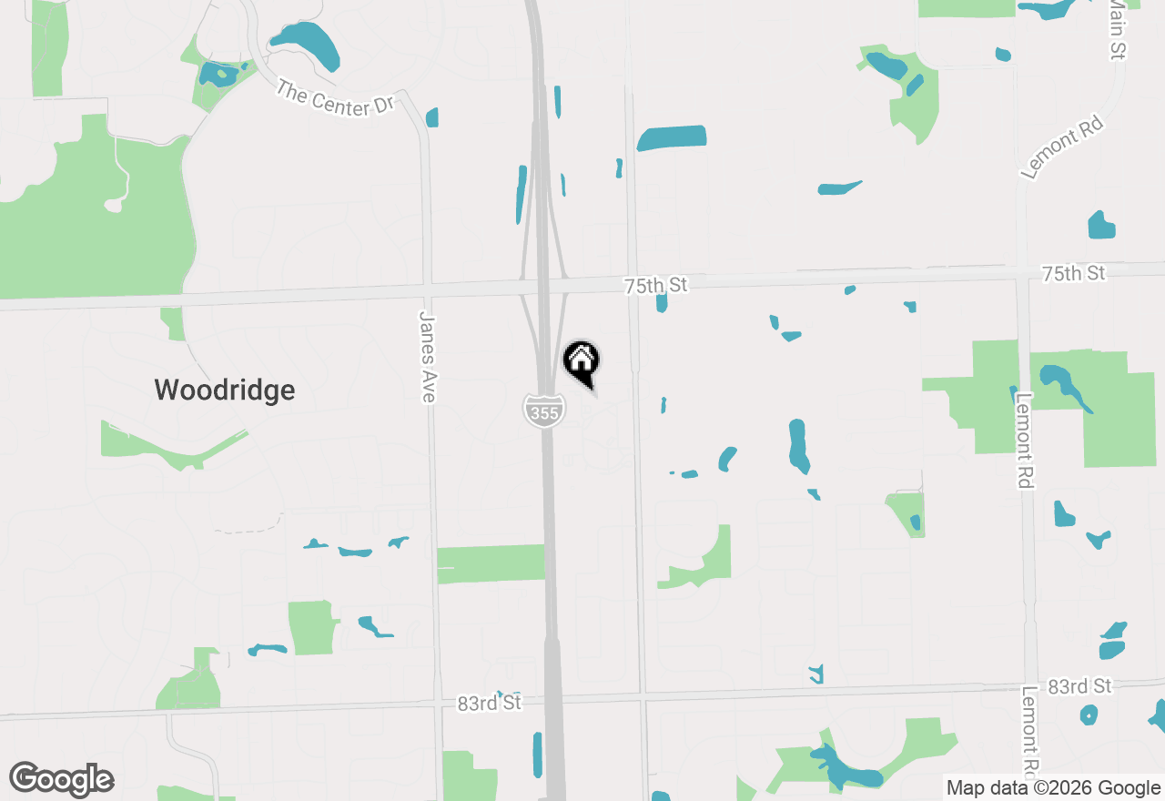 Map of 2130 Country Club Drive #2130, Woodridge, IL 60517