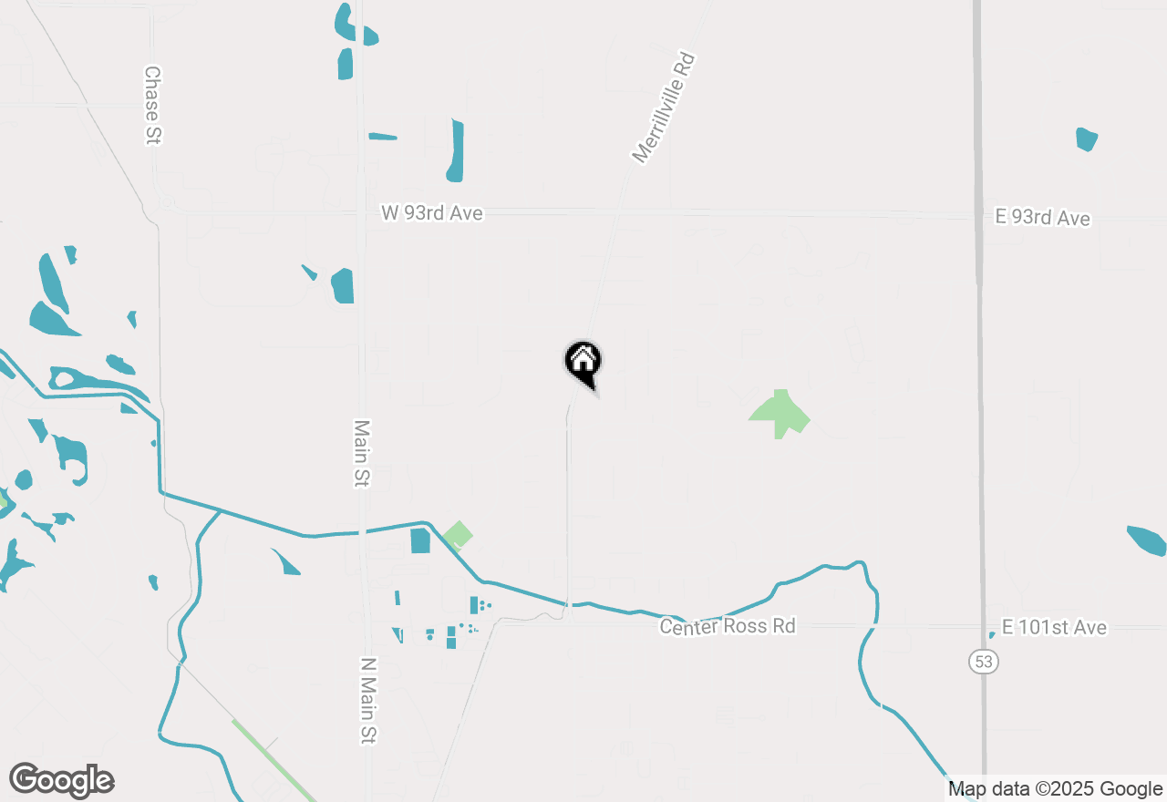 Map of 9621 Merrillville Road #203, Crown Point, IN 46307