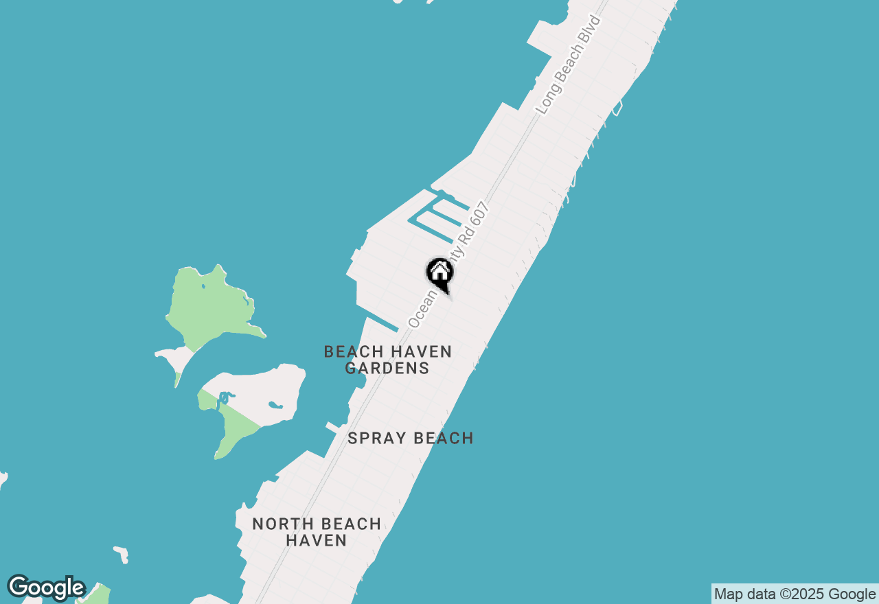 Map of 9 E Maryland Avenue, Long Beach Township, NJ 08008