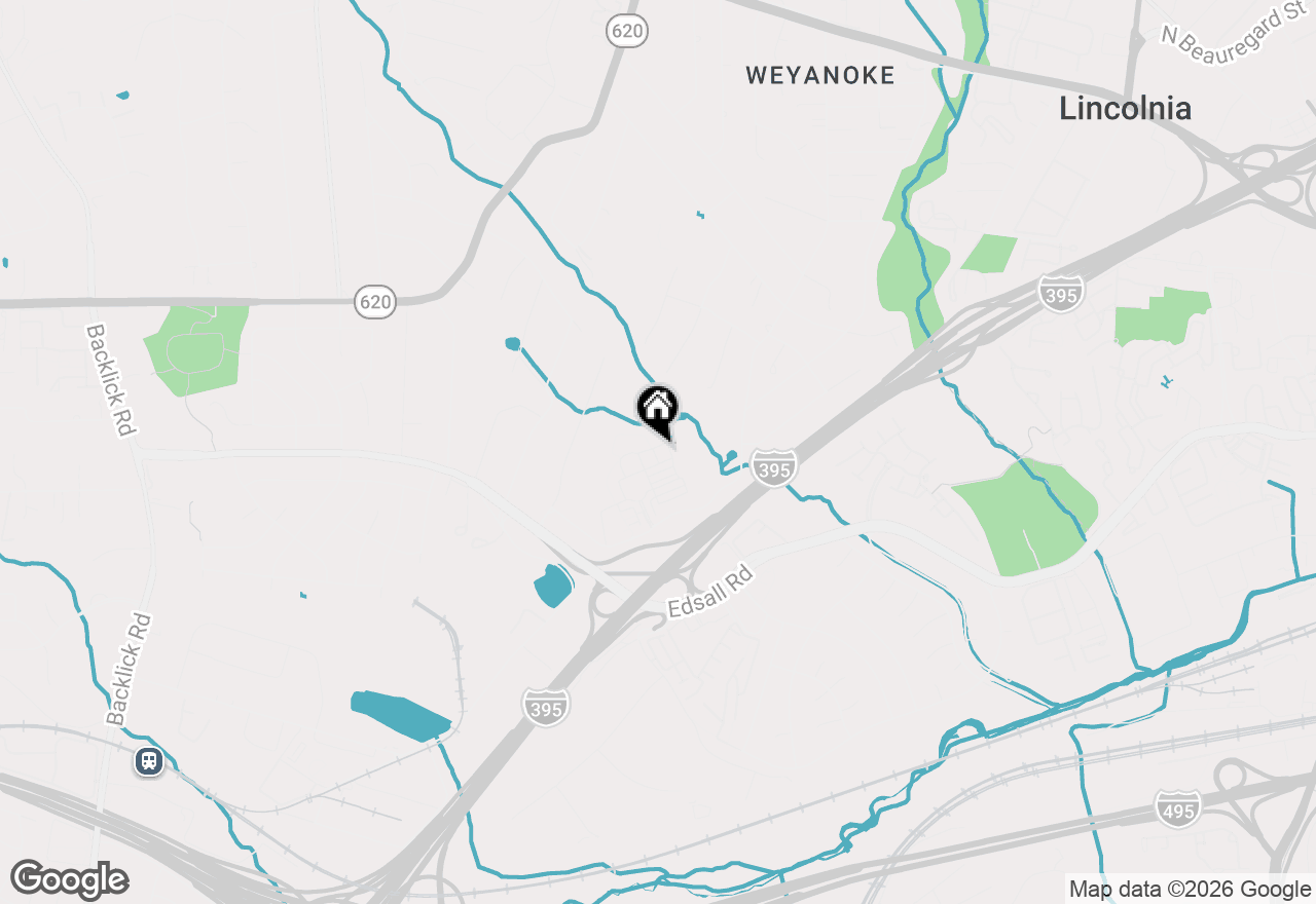 Map of 5303 Arapaho Lane, Alexandria, VA 22312