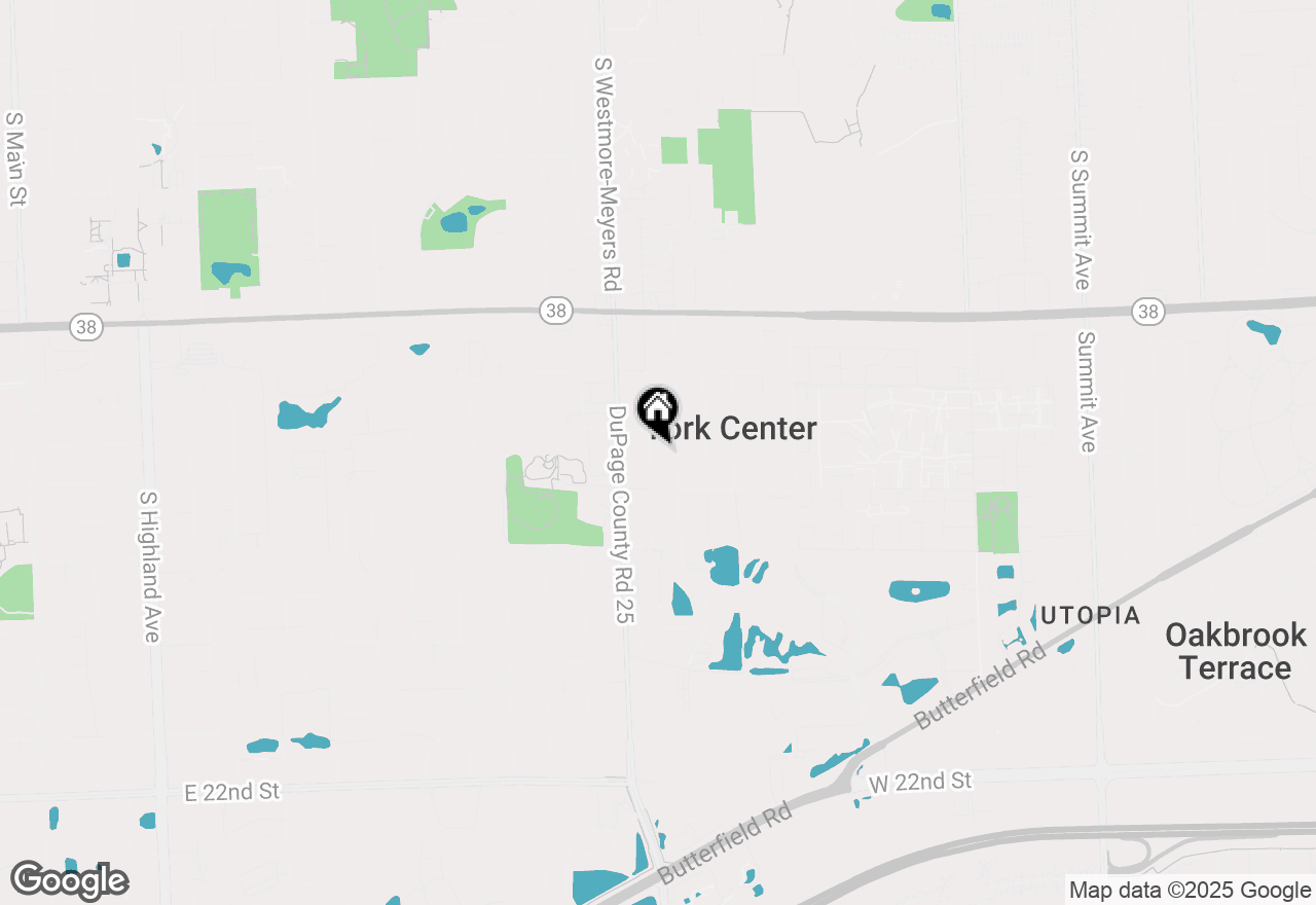 Map of 1409 Church Street, Lombard, IL 60148