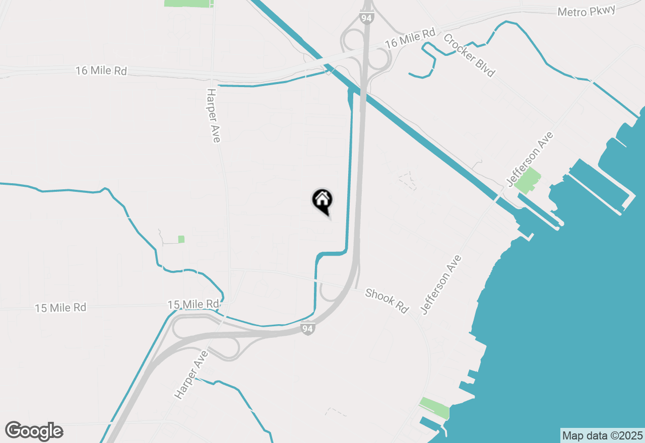 Map of 24674 Lake Meadow Drive, Harrison Township, MI 48045