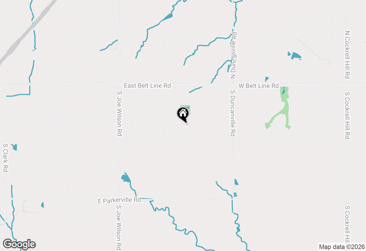 Map of 1129 Chestnut Lane, Cedar Hill, TX 75104