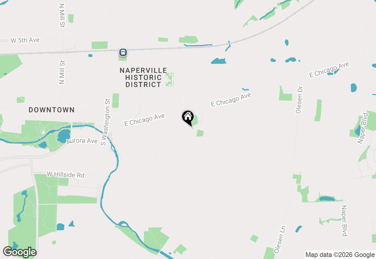 Map of 330 S Julian Street, Naperville, IL 60540