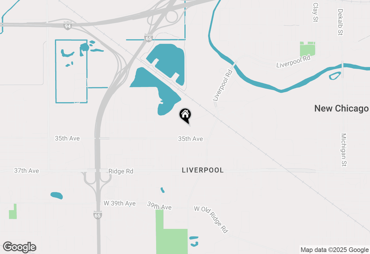 Map of 3402 Colorado Street, Lake Station, IN 46405