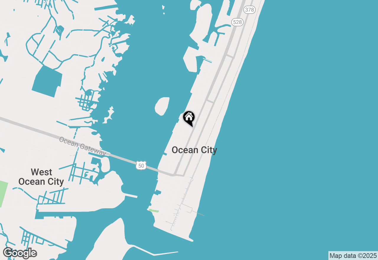 Map of 205 5th Street #45, Ocean City, MD 21842