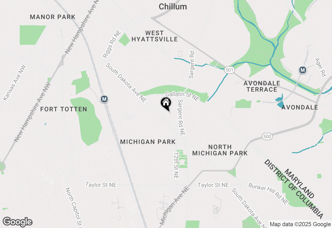 Map of 4932 11th Street Ne, Washington, DC 20017