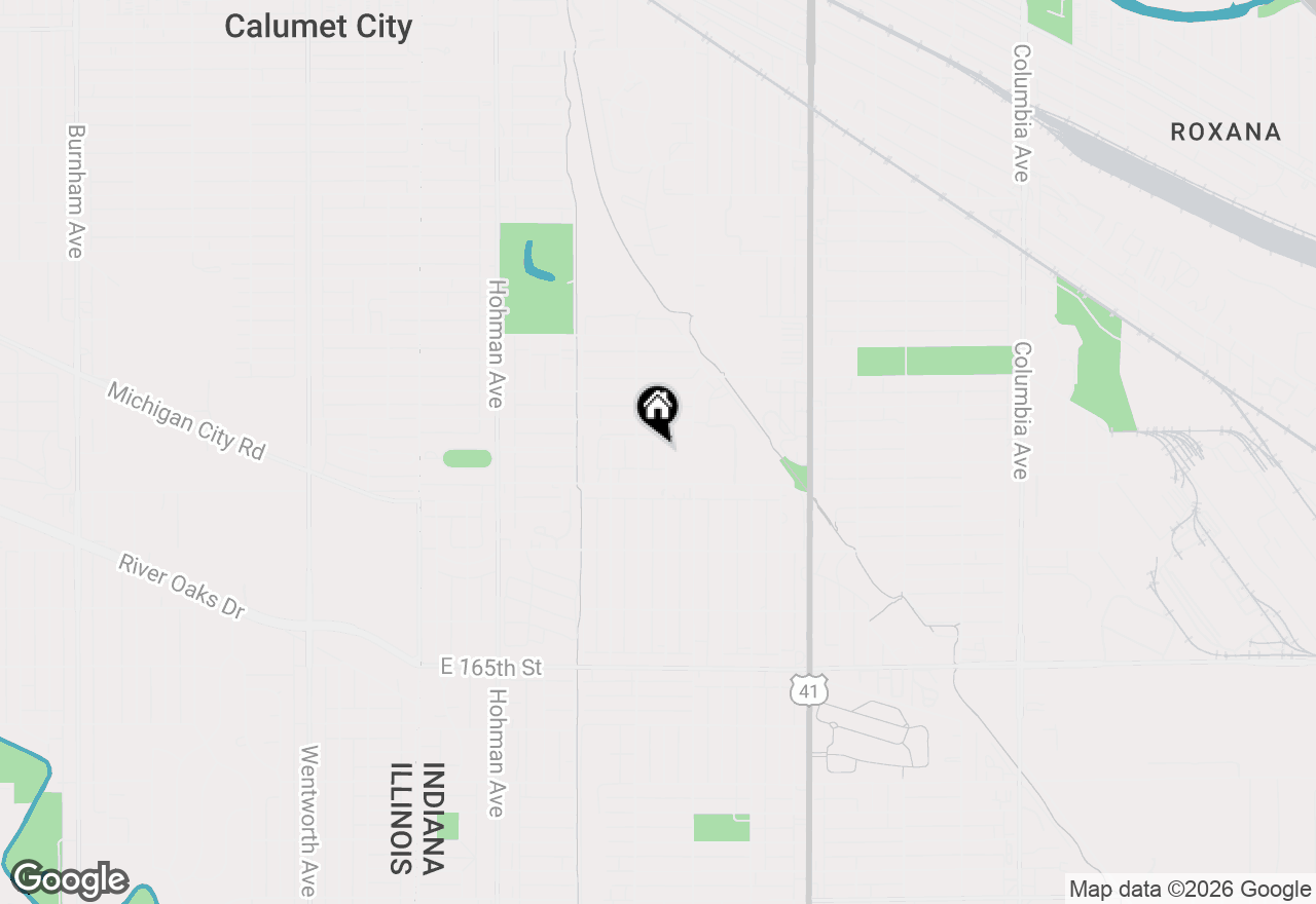 Map of 6130 Van Buren Avenue, Hammond, IN 46324