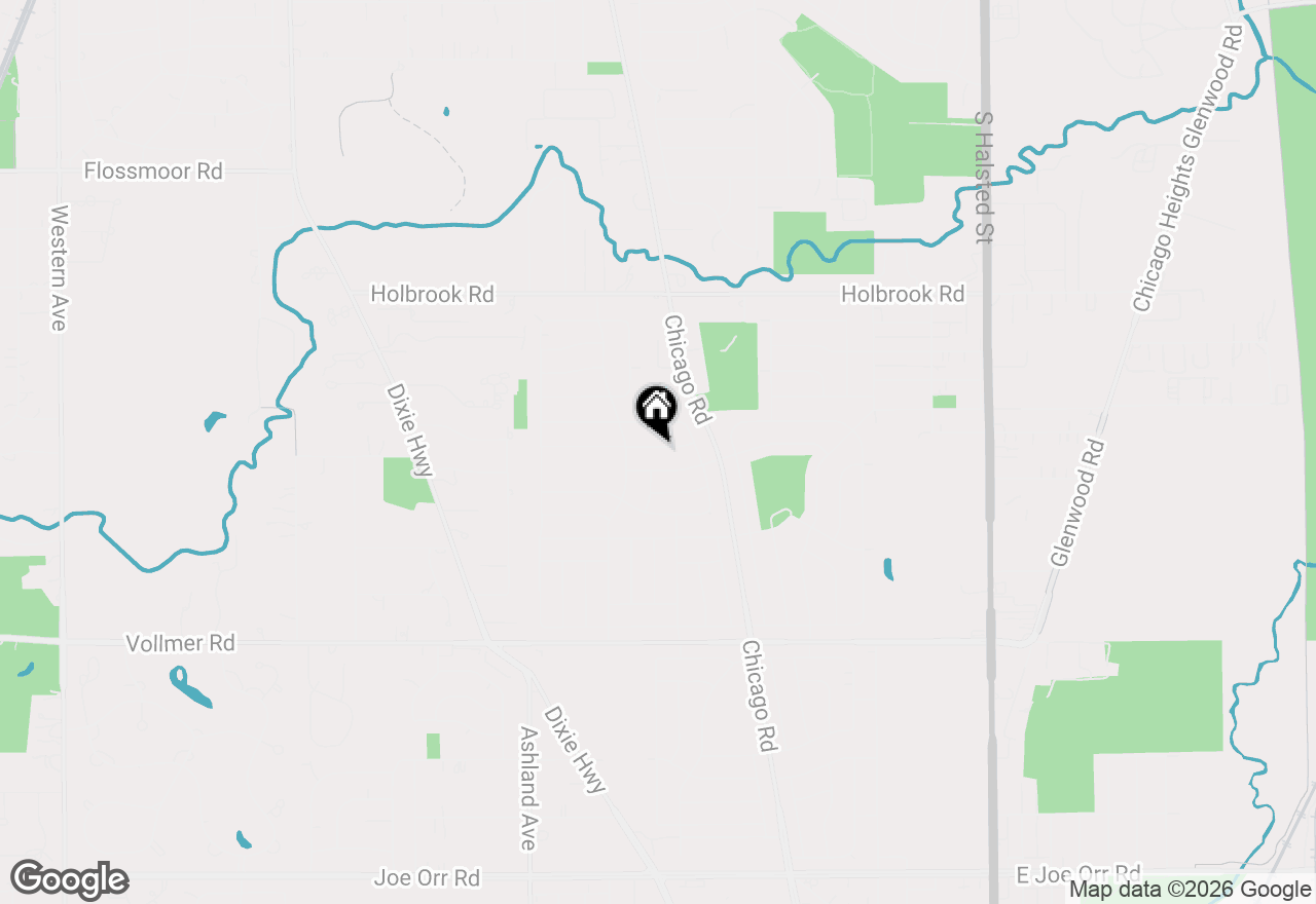 Map of 182 Frederick Drive, Chicago Heights, IL 60411