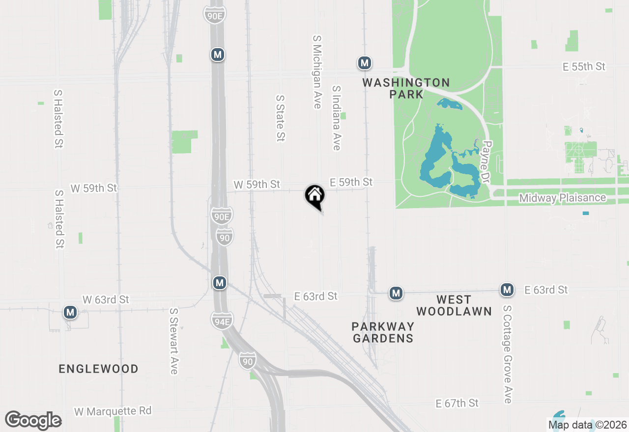 Map of 115 E 60th Street #2, Chicago, IL 60637