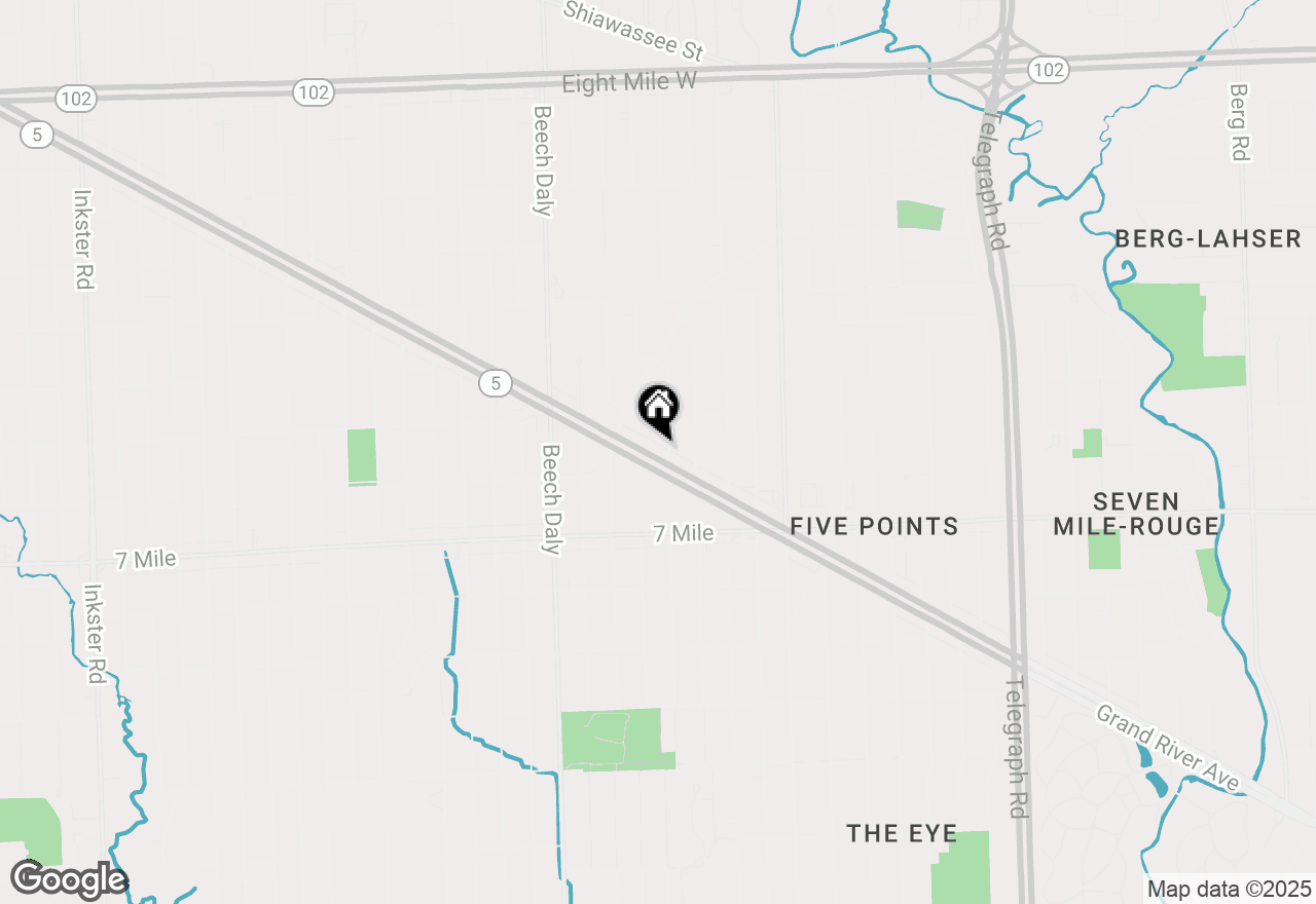 Map of 25420 Grand River Avenue, Redford, MI 48240