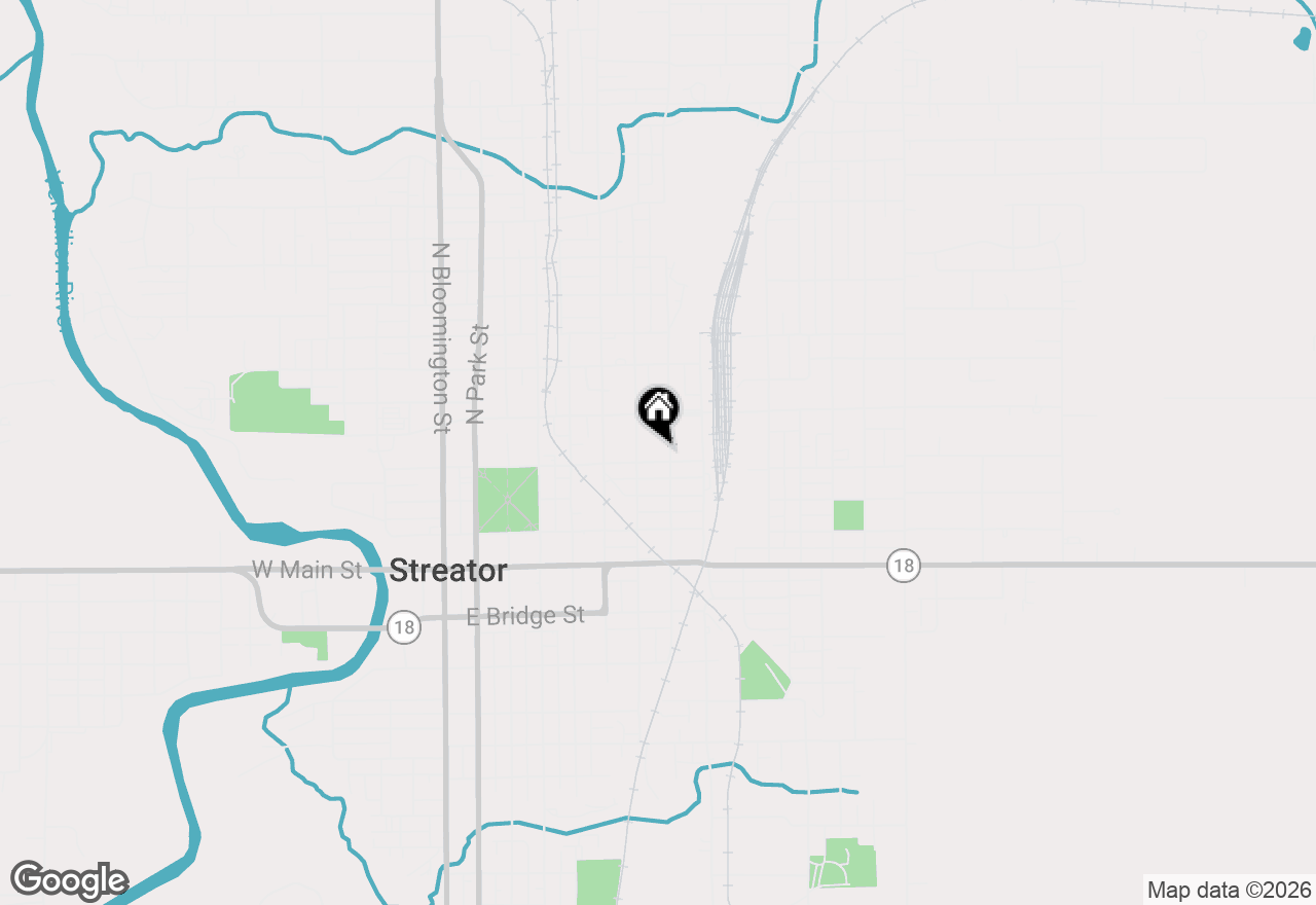 Map of 710 E Kent Street, Streator, IL 61364