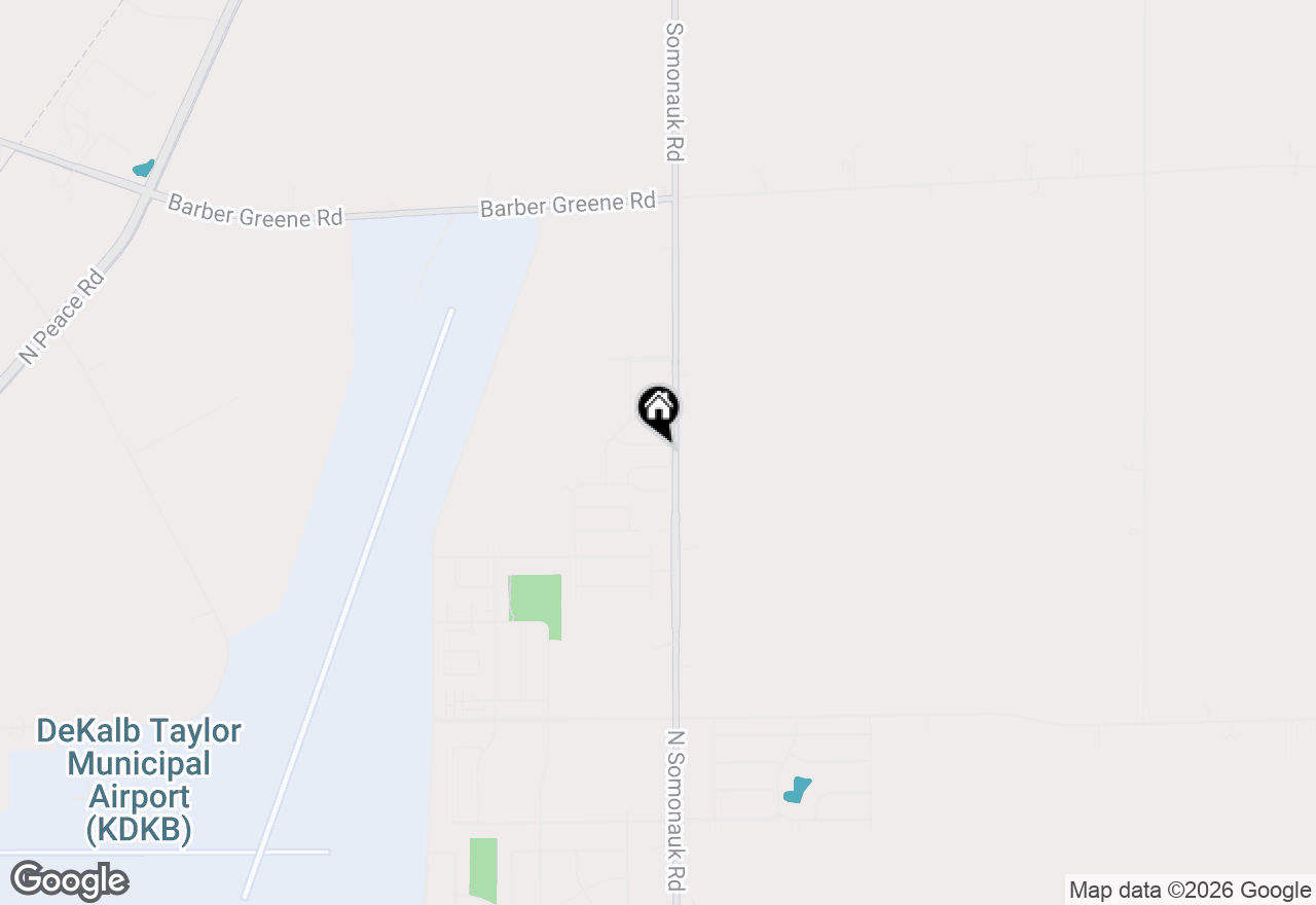 Map of 20 W Sandalwood Avenue, Cortland, IL 60112