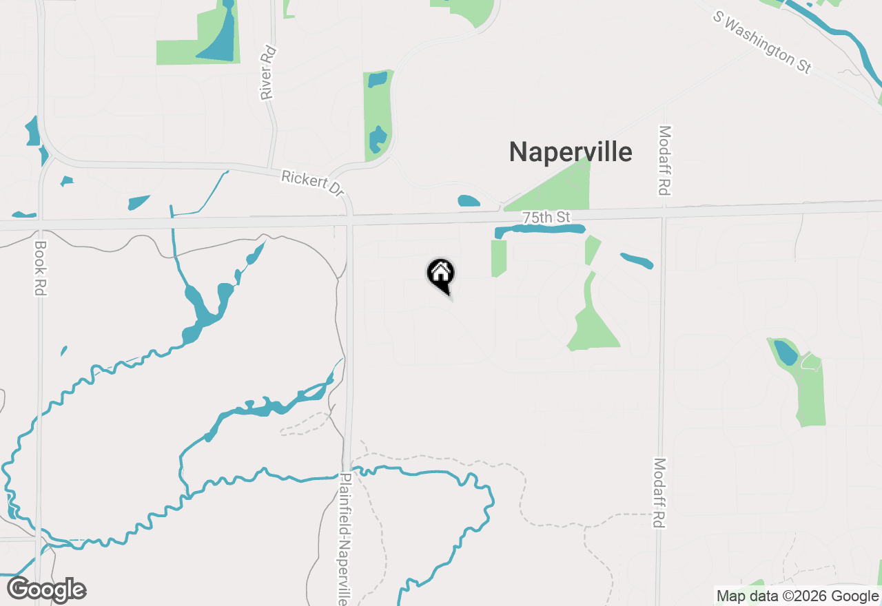 Map of 943 W Bailey Road, Naperville, IL 60565