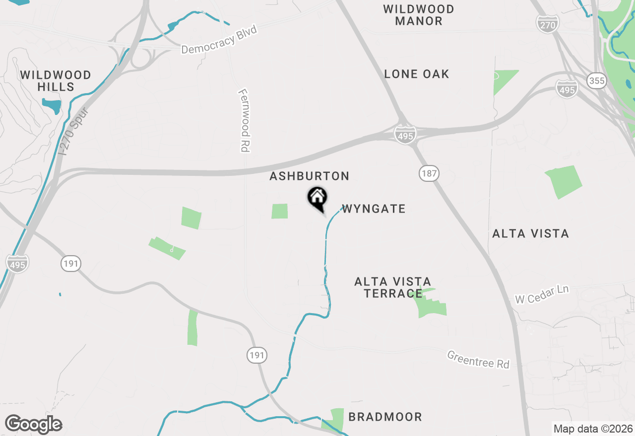 Map of 6207 Adelaide Drive, Bethesda, MD 20817