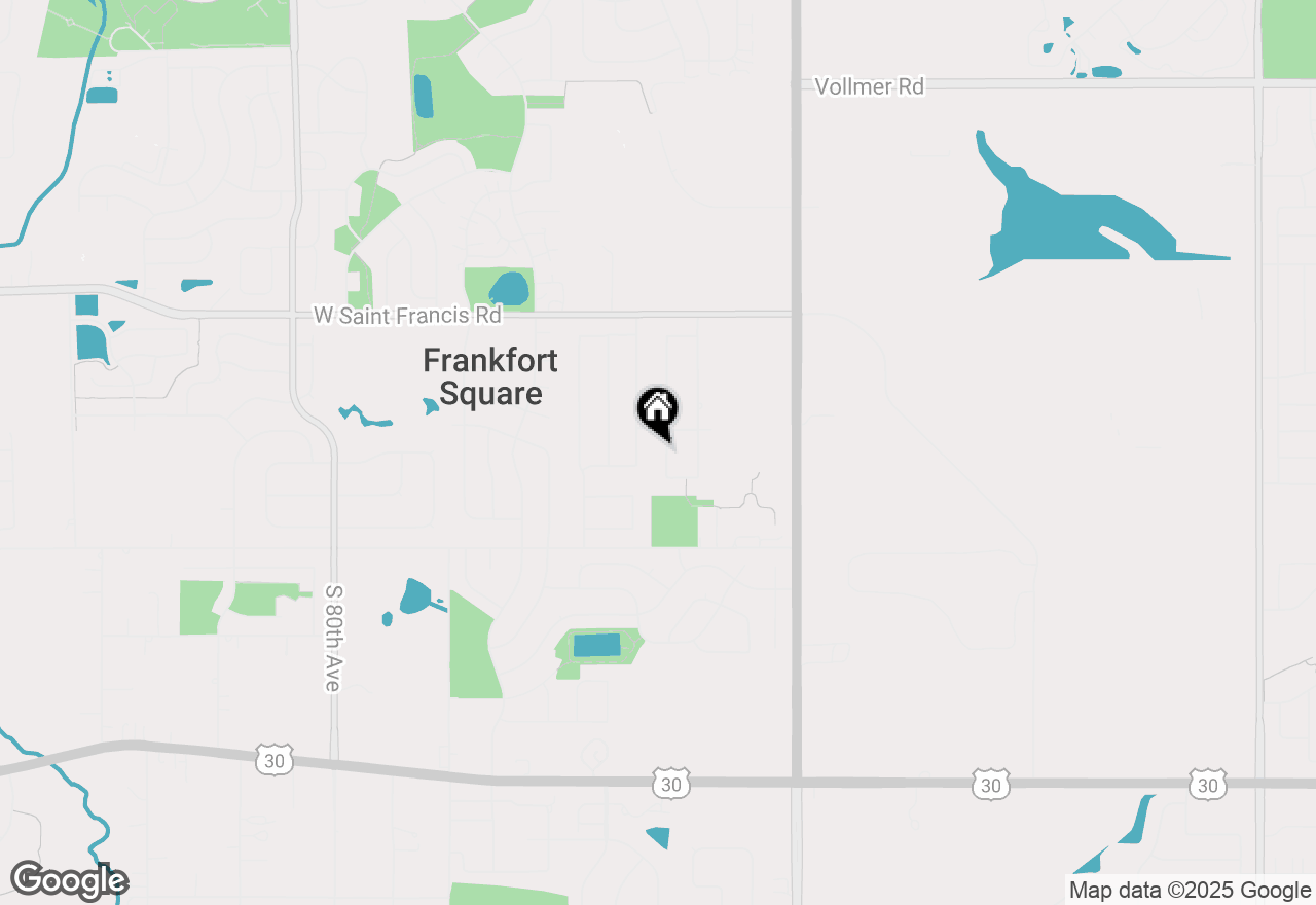 Map of 20526 S Grand Prairie Lane, Frankfort, IL 60423