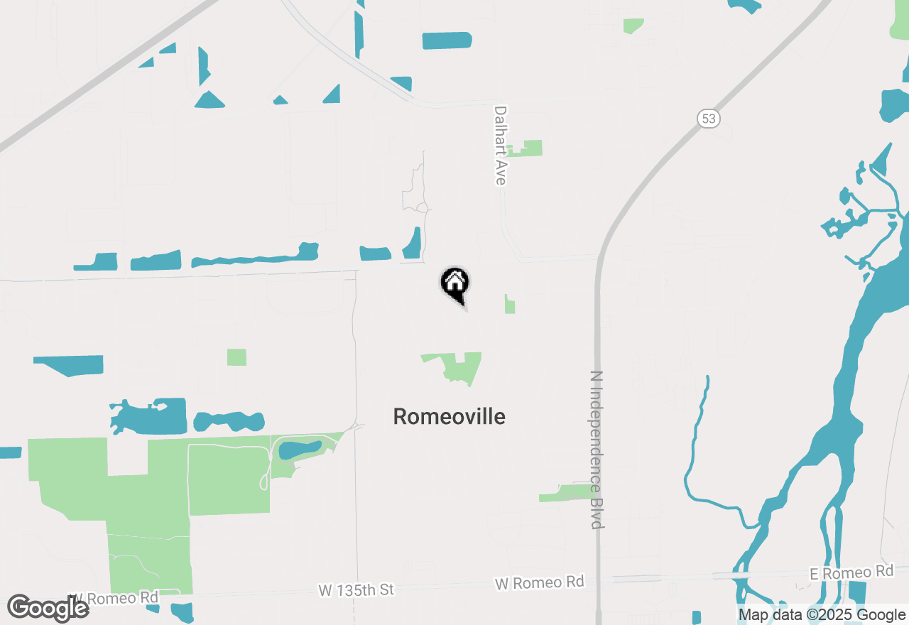 Map of 618 Hudson Avenue, Romeoville, IL 60446