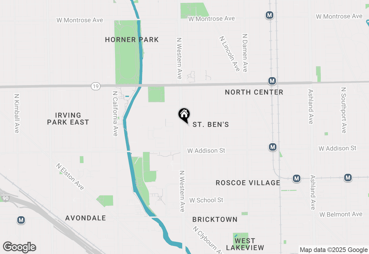 Map of 3727 N Western Avenue, Chicago, IL 60618