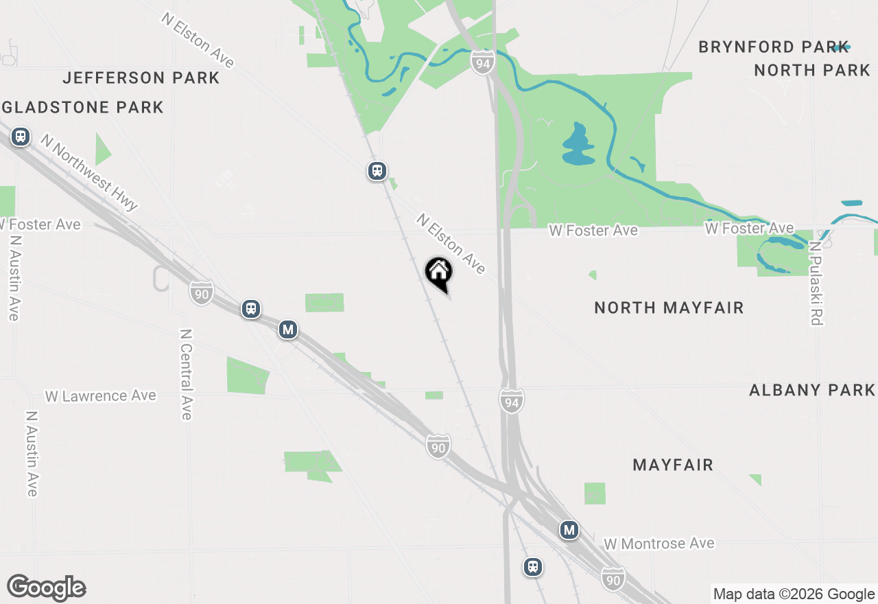 Map of 5506 W Higgins Avenue #3, Chicago, IL 60630