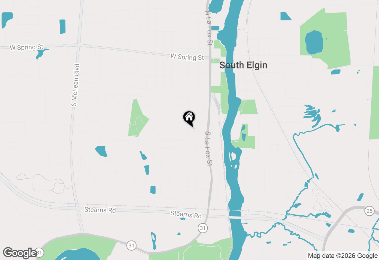 Map of 355 S Collins Street #355, South Elgin, IL 60177