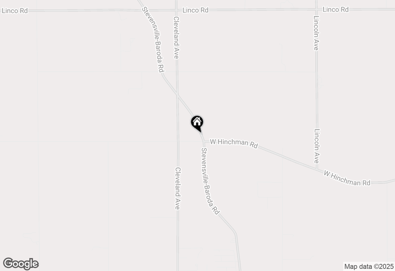 Map of 7982 Stevensville-baroda Road, Baroda, MI 49101