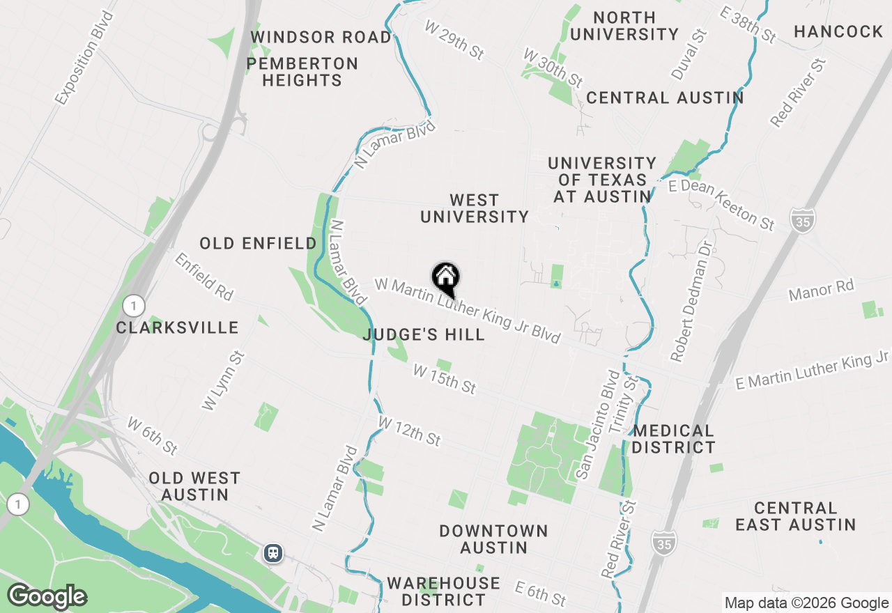 Map of 1812 West Ave #306, Austin, TX 78701