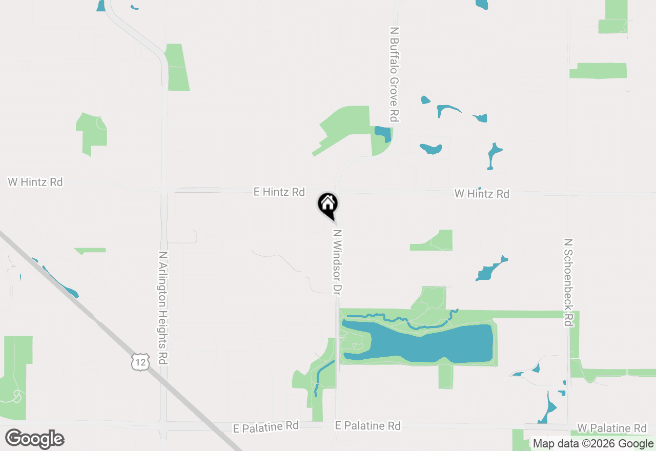 Map of 2604 N Windsor Drive #207, Arlington Heights, IL 60004