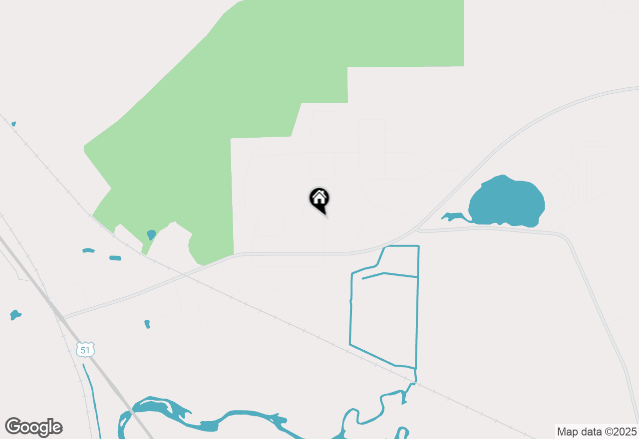 Map of N6763 Hunter Drive, Pardeeville, WI 53954