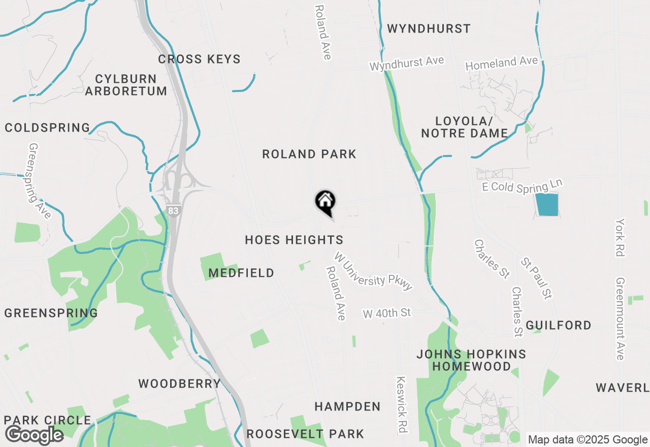 Map of 4401 Roland Avenue #115, Baltimore, MD 21210