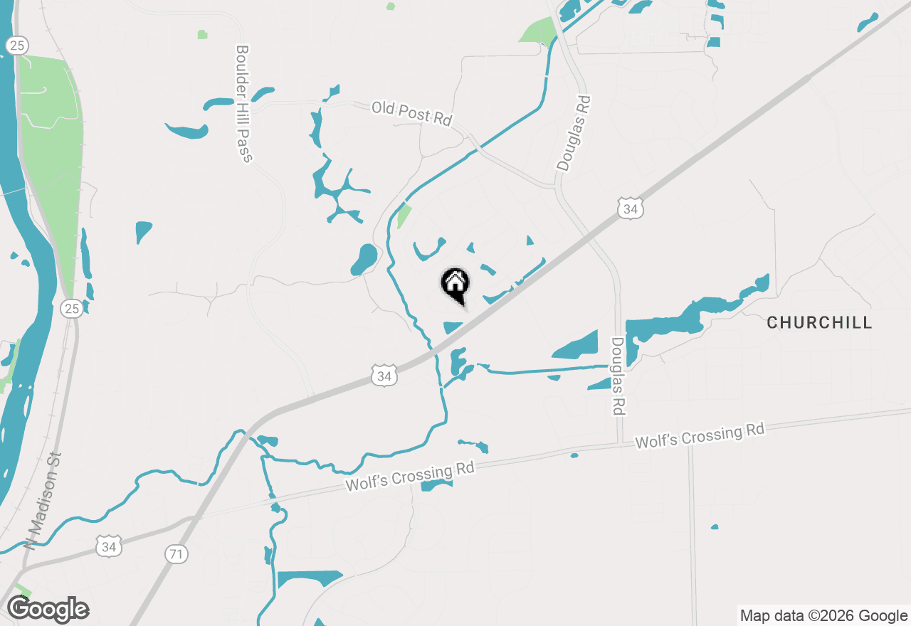 Map of 397 Cascade Lane #397, Oswego, IL 60543