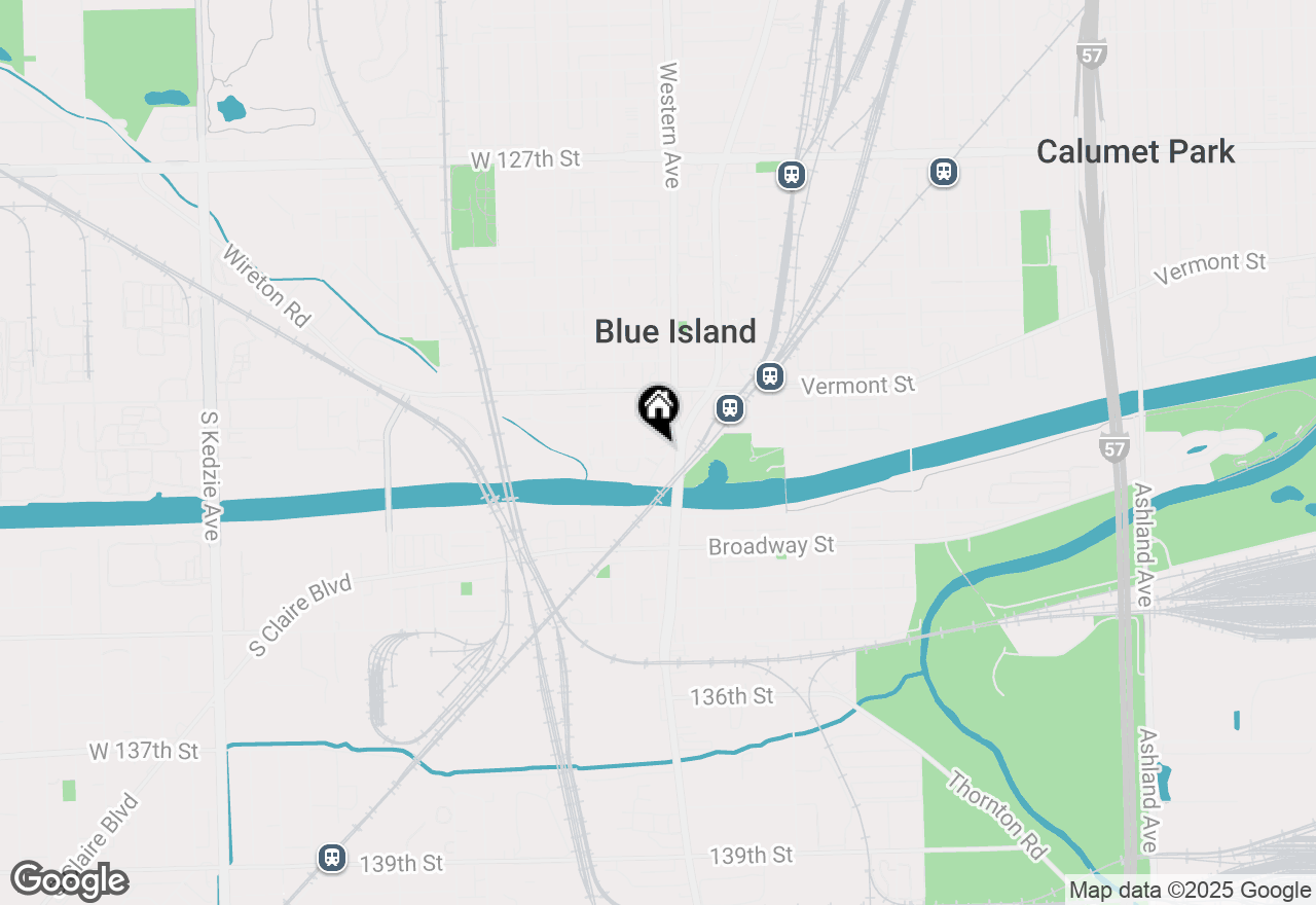 Map of 2414 James Street, Blue Island, IL 60406