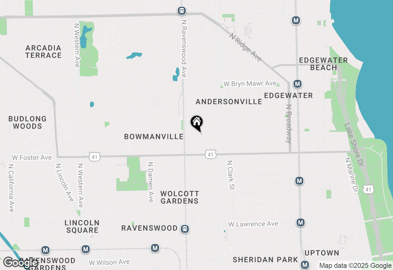 Map of 1716 W Berwyn Avenue, Chicago, IL 60640