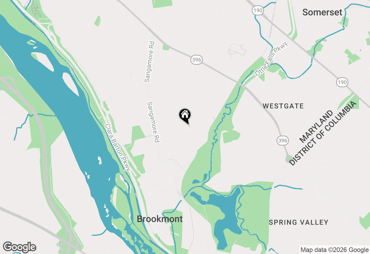 Map of 4903 Baltan Road, Bethesda, MD 20816
