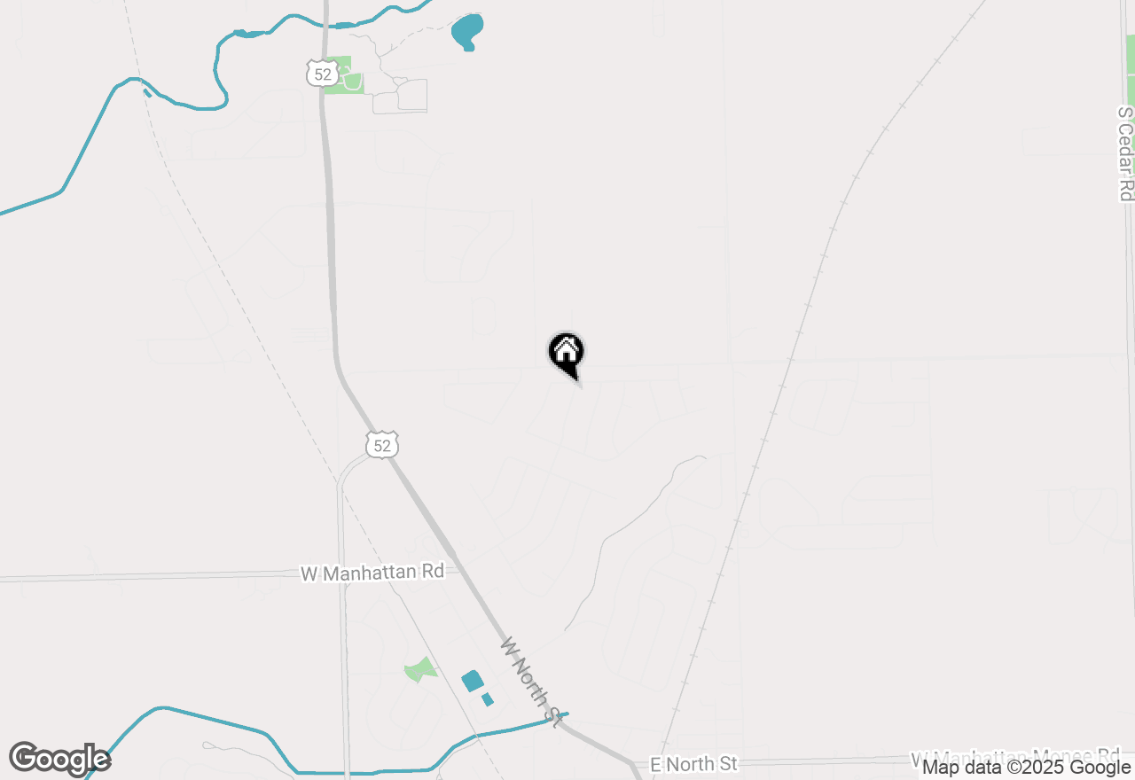 Map of 24730 Foxford Drive, Manhattan, IL 60442