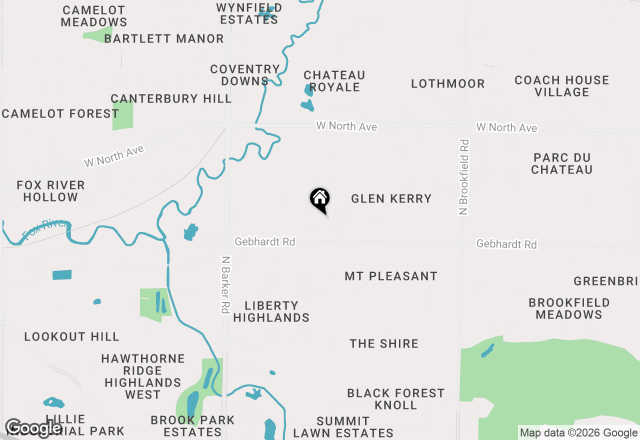 Map of 19775 Trilby Ct, Brookfield, WI 53045