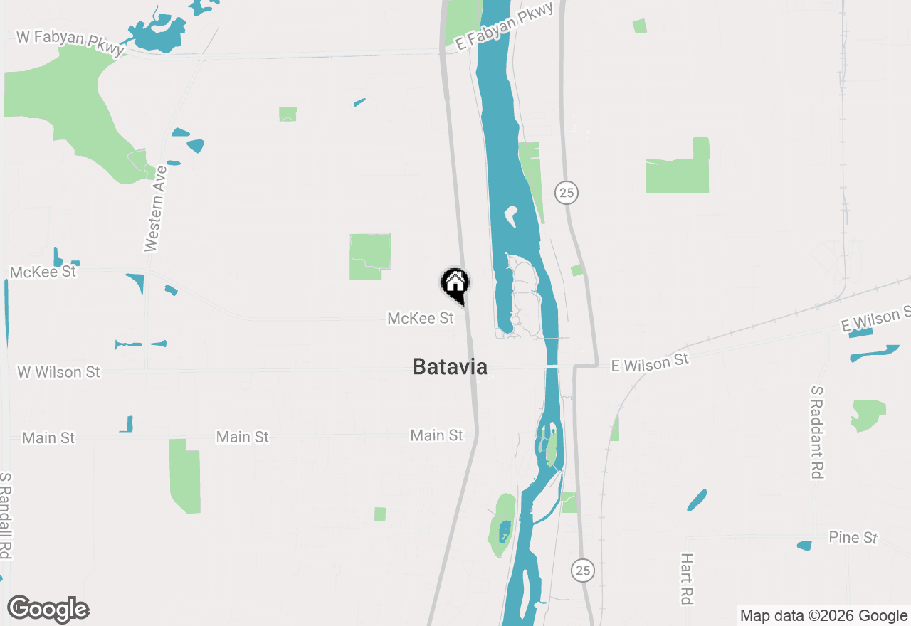 Map of 317 Mckee Street, Batavia, IL 60510