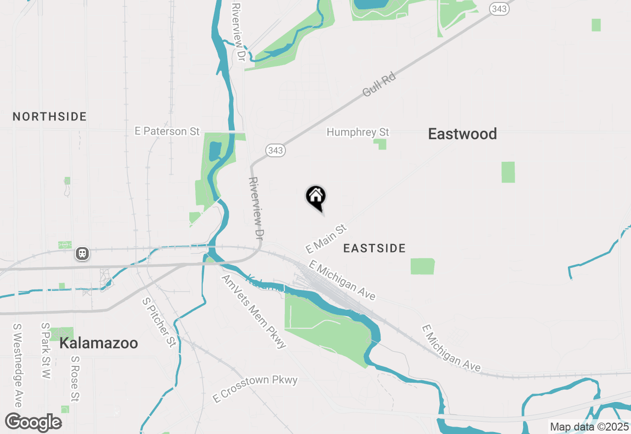 Map of 616 & 614 Charlotte Avenue, Kalamazoo, MI 49048