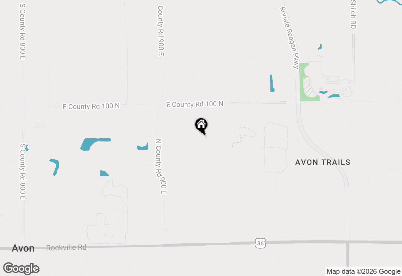 Map of 766 Adler Drive, Avon, IN 46123