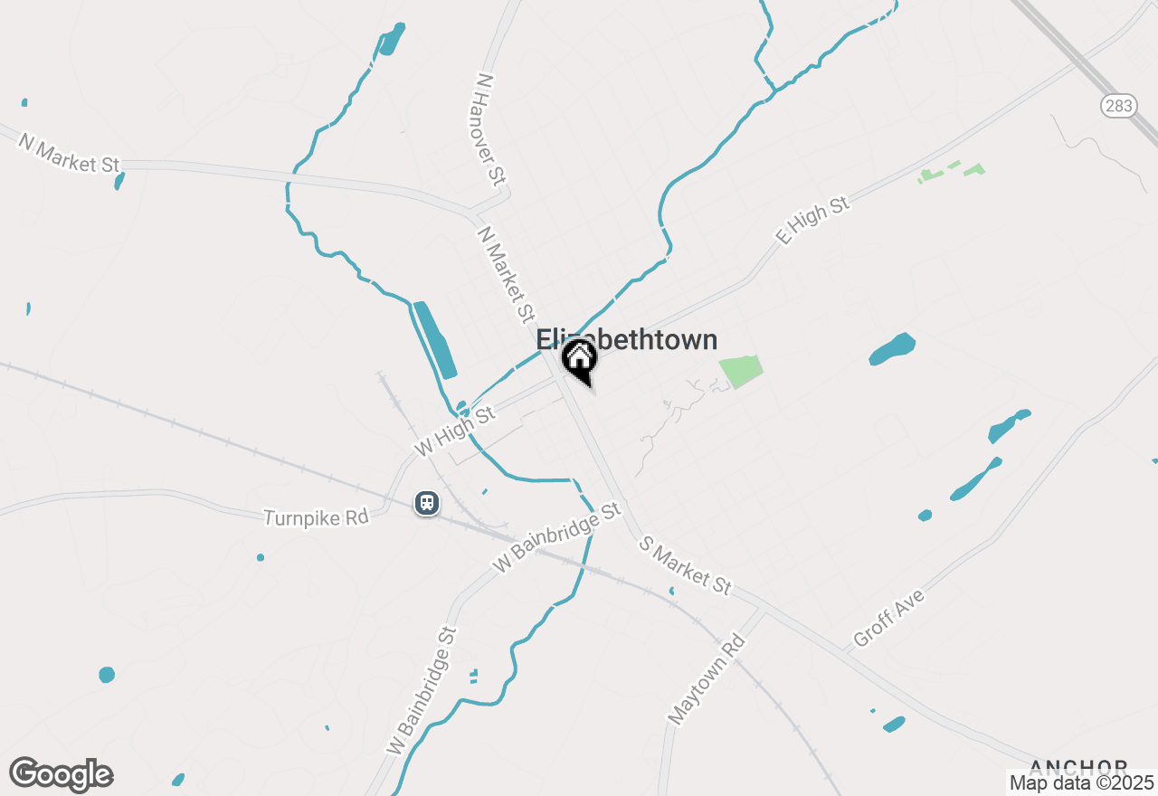 Map of 33-39 S Market Street, Elizabethtown, PA 17022