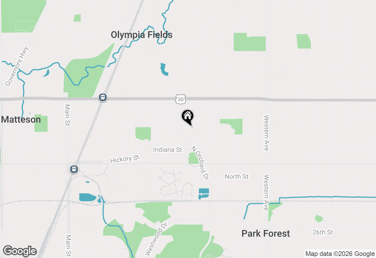 Map of 333 Illinois Street, Park Forest, IL 60466
