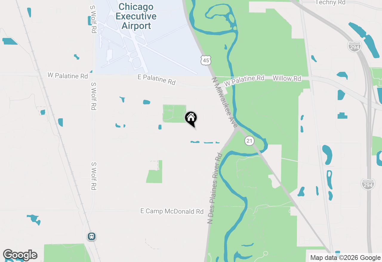 Map of 860 E Old Willow Road #139, Prospect Heights, IL 60070