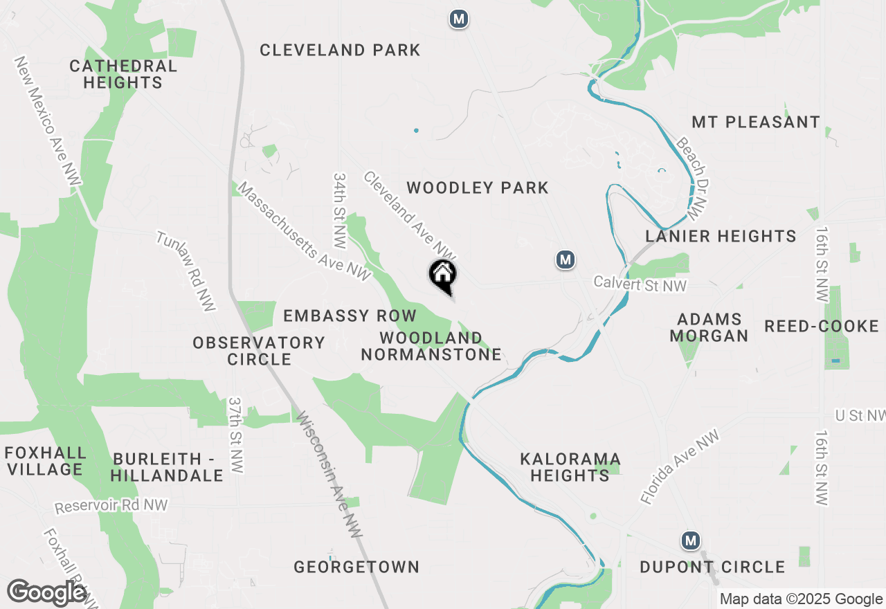 Map of 2601 30th Street Nw, Washington, DC 20008
